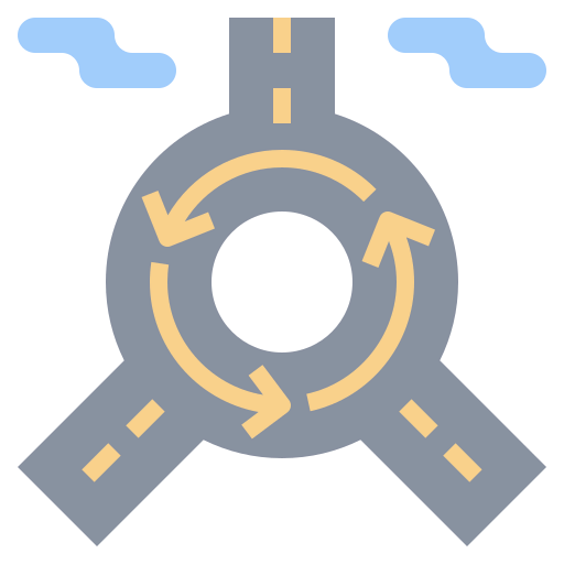 Roundabout icon