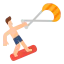 Kitesurfing icon 64x64