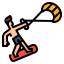 Kitesurfing icon 64x64