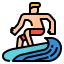 Surfing icon 64x64