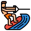 Wakeboarding icon 64x64