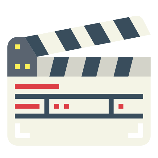 Clapperboard icon