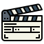 Clapperboard アイコン 64x64