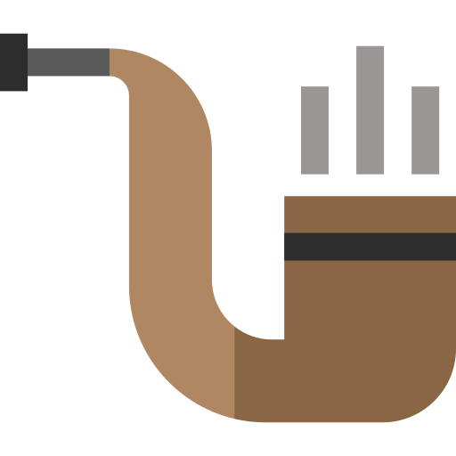 Smoking pipe icon