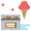 Ice cream shop icon 64x64