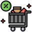 Shopping cart icon 64x64