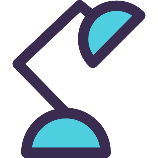 Desk lamp icon