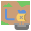 Treasure map icon 64x64