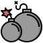 Atomic bomb icon 64x64