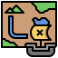 Treasure map icon 64x64