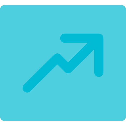 Line chart icon