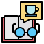 Reading glasses icon 64x64