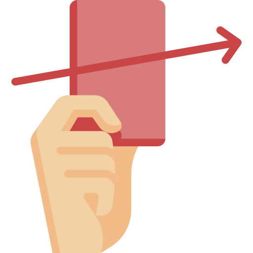 Red card icon