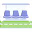 Team bench icon 64x64