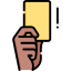 Yellow card icon 64x64