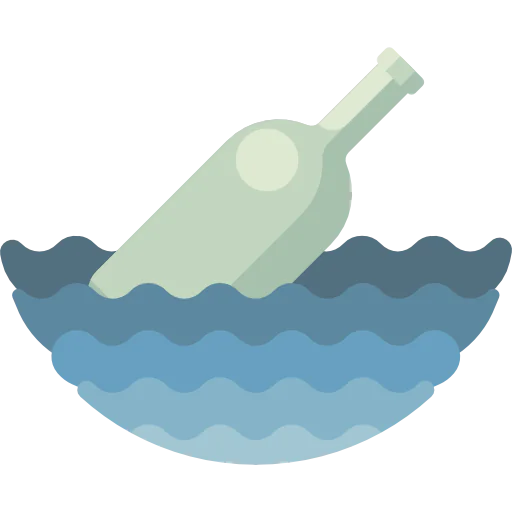 Message in a bottle icône