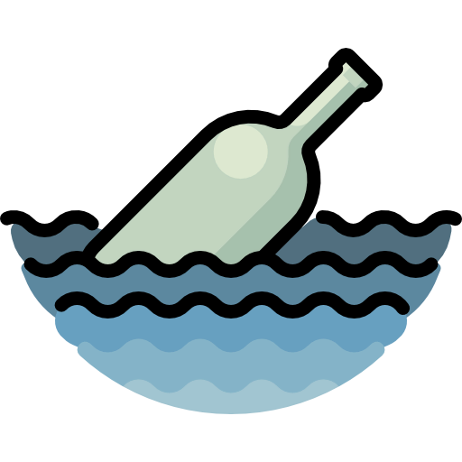 Message in a bottle ícono