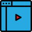 Video player Symbol 64x64