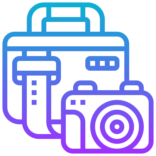 Camera bag icon
