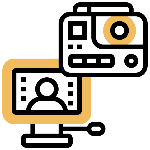 Action camera icône