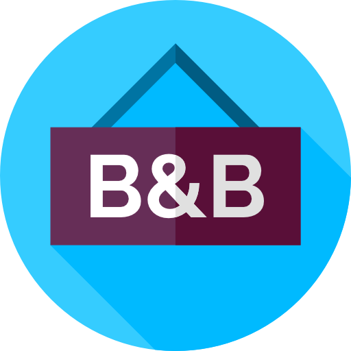 Bed and breakfast icon
