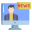 News reporter Symbol 64x64