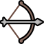 Лук и стрела иконка 64x64