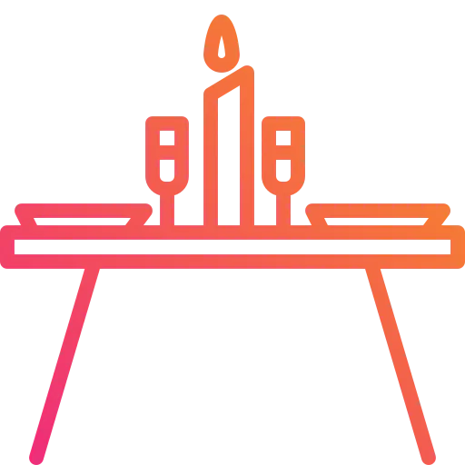 Dinner table icon