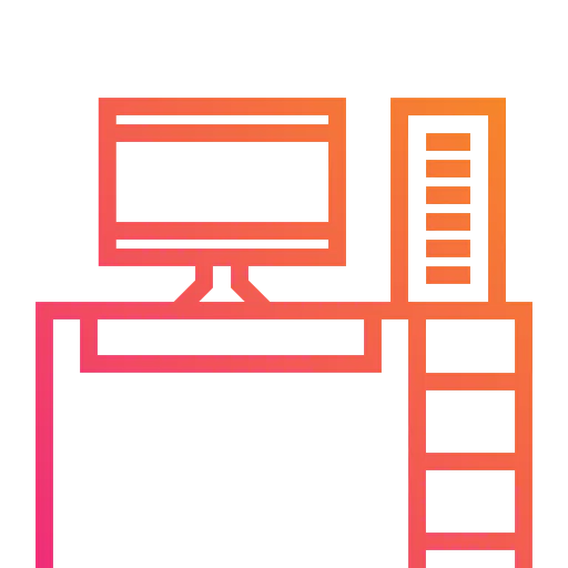 Desktop computer icon
