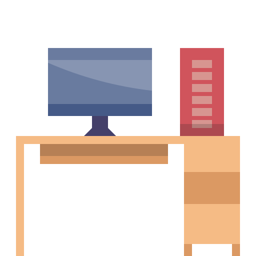 Desktop computer icon