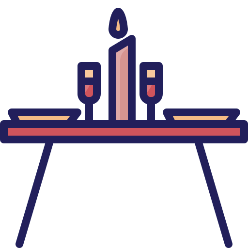 Dinner table icon