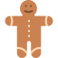 Gingerbread man icon 64x64