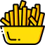 French fries icon 64x64