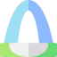 Gateway arch ícono 64x64