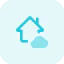 Cloud computing icon 64x64
