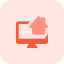 Desktop computer icon 64x64