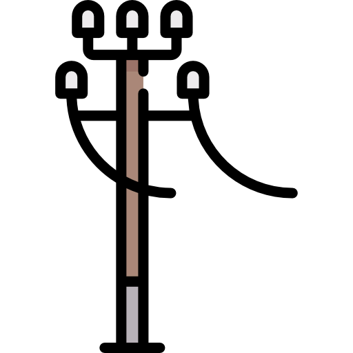 Electric pole icon