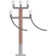 Electric pole icon 64x64