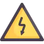 Electrical danger sign icon 64x64