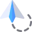 Paper plane icon 64x64