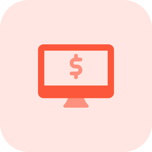 Desktop computer icon