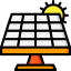 Solar energy icon 64x64