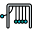 Newton cradle icon 64x64