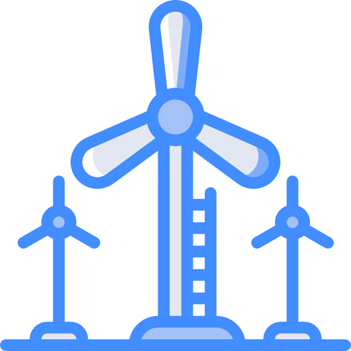 Eolic energy icon
