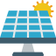 Solar energy icon 64x64