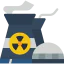 Nuclear plant icon 64x64