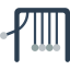 Newton cradle icon 64x64