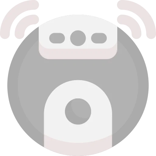 Robot vacuum cleaner icon