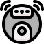 Robot vacuum cleaner icon 64x64