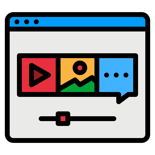 Website content icon